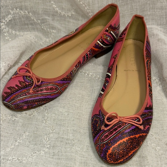 J. Crew Shoes - J Crew leather made in Italy ballet flats